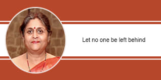 Let no one be left behind, says Dr Sujata Shahi